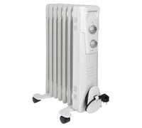 Clatronic Radiateur bain d'huile RA3735 7R 1500W blanc