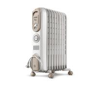 Radiateur à bain d'huile mobile DeLonghi Vento V550918T.WB 1 800W 640mm x 140mm blanc