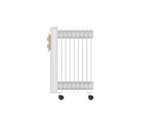 Radiateur bain d'huile Supra Orion 2000W thermostat réglable roulette sécurité anti-surchauffe anti-basculement Blanc