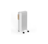 Radiateur à bain d'huile Supra Orion 1500 1500 W Thermostat réglable Blanc avec sécurité anti-basculement et protection surchauffe Roulettes
