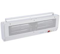 Radiateur à convection d'air de 3 kW, à fixer au-dessus d'une porte, pour montage mural ou au plafond, de couleur blanche