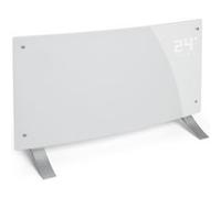 Klarstein Radiateur électrique Bornholm Curve 2000W – Thermostat, portable et mural – Blanc