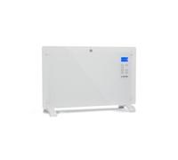 Klarstein Radiateur électrique Norderney 2000W – convecteur mobile mural, thermostat, roulettes