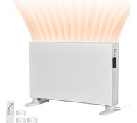 Radiateur à convection, radiateur électrique de 2000 W avec télécommande ettactile, 3 modes, minuterie 24 heures, conception sur pied ou mural avec protection anti-basculement et contre la surchauffe