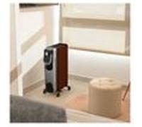 Cecotec Radiateur à huile ReadyWarm 7000 Space 360 – 7 modules, 1500 W, jusqu'à 18 m², Noir