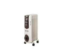 Radiateur à Huile Soler & Palau SAHARA-2503 2500W 9 Éléments Blanc Roulette