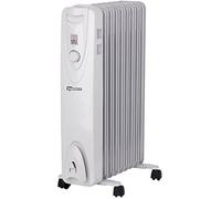 Radiateur à Huile - Thermozeta TZR21 - 9 éléments - 2000 W - Blanc - Convection