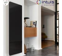 Radiateur à inertie CAMPAVER Nativ Vertical 2000W Noir Astrakan- INTUIS SIGNATURE K161227