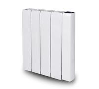 Radiateur à inertie céramique 1000W - Thermostat digital, timer 7 jours - Fixation murale - Warm Tech