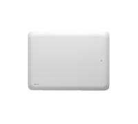 Radiateur a inertie ceramique noirot amaroc ii horizontal 1500w blanc connecte 224858965