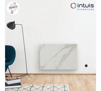 Radiateur à inertie KERAMOS Nativ Horizontal 1500W Marbre blanc - INTUIS SIGNATURE K164115