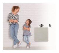 Radiateur à inertie pierre avec porte serviettes - Dual Kherr Curve 2.0 vertical - 1000W - G