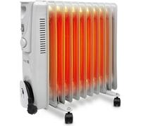Radiateur à mazout à économie d'énergie YUGO-11 2500W Radiateur électrique pour l'intérieur, mobile Thermostat intégré Chauffage à mazout, radiateur à mazout, chauffage de la pièce, chauffage électriq