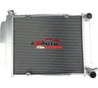 Radiateur, aluminium, dimensions du noyau 450 × 398 × 56 mm, dimensions totales H 16" × L 27-1/8" × P 2-5/8", dimensions d'entrée/sortie Φ1-5/8, compatible avec Mazda RX2 RX3 RX4 RX5 RX7
