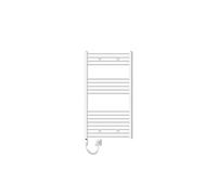 ECD Germany Sèche-serviettes électrique - 750 x 1200 mm - blanc - droit avec raccordement latéral - radiateur 1200W