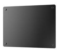 Radiateur avec panneau en verre et commande WiFi App PURLINE PANEL GLASS1000 Noir Noir G