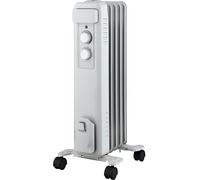 Radiateur bain d'huile - Blanc et gris - 2000W