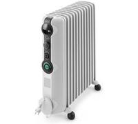 Radiateur bain d'huile DeLonghi Radia S TRRS1225C 2500 W Blanc Blanc G