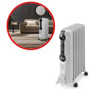 Radiateur Bain d'Huile DELONGHI TRRS0920 2000W - 3 Niveaux Chauffage Rapide