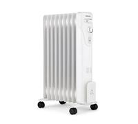 Radiateur bain d'huile électrique - 2000 Watts - OCEANIC - 3 puissances - 9 éléments - Mobile - Blanc