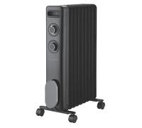 Radiateur bain d'huile mobile électrique Thomson Calista 2000W Noir