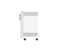 Radiateur bain d'huile Supra Orion 2000W thermostat réglable roulette sécurité anti-surchauffe anti-basculement Blanc