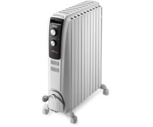Radiateur bain d'huille Dragon4 DELONGHI - 2500W - 3 allures de chauffe - Technologie Real Energy - Effet cheminée