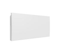 Radiateur céramique connecté Wifi 2000W - façade acier - blanc - Voltman