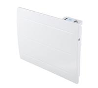 Radiateur céramique électrique à inertie Batilec Uniko 1 000W 45,5cm x 58,3cm blanc