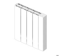 Heatzy Radiateur électrique Glow – Cœur de chauffe en céramique – Connecté Wi‑Fi – 2000 W