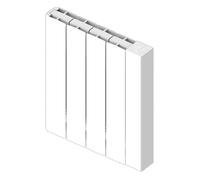 Radiateur électrique connecté Wi-Fi cœur de chauffe en céramique HEATZY GLOW 1000w