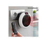 Radiateur céramique InnovaGoods 600 W avec télécommande, compact et silencieux