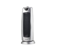 Radiateur Céramique Oscillant 2000W - PROFILE - Gris - Chauffage Rapide