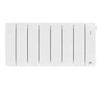 Radiateur chaleur douce BILBAO 4 1400 W bas blanc brillant THERMOR 494837