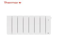 Radiateur chaleur douce BILBAO 4 connecté Bas 700W Blanc Brillant - THERMOR 494835