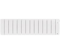 Thermor Radiateur chaleur douce BILBAO 4 connecté bas 1400 W blanc brillant 494837
