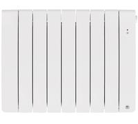 Thermor Radiateur chaleur douce BILBAO 4 connecté horizontal 1250 W Blanc brillant