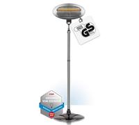 Radiateur chauffant pour table à langer, sur pied, 650 watts, avec résistance chauffante dotée d'une protection anti-éclats