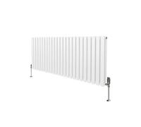 Radiateur Colonne Ovale & Robinet Thermostatique Blanc 600 x 1440mm
