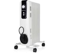 Radiateur Compact Série RH Orbegozo - Puissant et Silencieux - 3 Niveaux de Puissance - Thermostat Réglable - Thermofusible de Sécurité - Lumières LED - Roues Pivotantes et Poignée de Transport Blanc