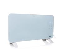 Radiateur Connecté Princess 348151 - Blanc - 1500 W - Contrôle manuel, via smarphone ou vocal - Application gratuite - Panneau en ve