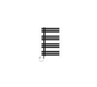 LuxeBath Radiateur de Bain Iron EM 600x1000 mm Noir Mat Design Panneau Plat Raccordement Schwarz