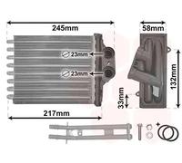 VAN WEZEL 17006304 Radiateur de chauffage