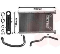 Radiateur de chauffage 21006069 VAN WEZEL pour JEEP CHEROKEE