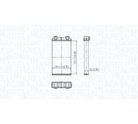 MAGNETI MARELLI 350218439000 Radiateur de chauffage