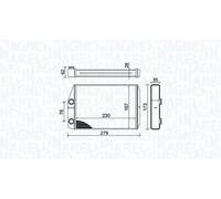 MAGNETI MARELLI 350218443000 Radiateur de chauffage