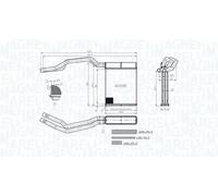 MAGNETI MARELLI 350218453000 Radiateur de chauffage