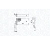 MAGNETI MARELLI 350218467000 Radiateur de chauffage
