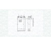 MAGNETI MARELLI 350218472000 Radiateur de chauffage
