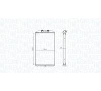 Radiateur de chauffage 350218522000 MAGNETI MARELLI pour IVECO DAILY VI Fourgon